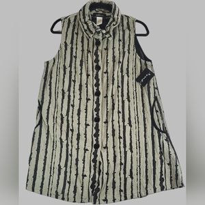 Yushi Sleeveless top/vest/dress size large